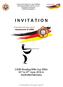Conseil International du Sport Militaire International Military Sports Council - Delegation Allemande - - German Delegation - I N V I T A T I O N