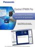 Control FPWIN Pro. PLC programming software: one tool for all applications. Control FPWIN Pro is the universal software for all PLCs from Panasonic