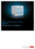 Relion 615 series. Motor Protection and Control REM615 Modbus Point List Manual
