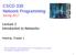 CSCD 330 Network Programming Spring 2017