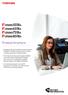 Product brochure. Equipped with all the features and functions needed for flexible working environments, including cloud and mobile printing.
