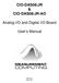 CIO-DAS08/JR & CIO-DAS08/JR-AO. Analog I/O and Digital I/O Board. User s Manual