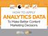 ANALYTICS DATA To Make Better Content Marketing Decisions