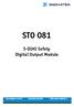 STO 081 S-DIAS Safety Digital Output Module