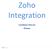 Zoho Integration. Installation Manual Release. 1 P a g e