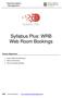 Syllabus Plus: WRB Web Room Bookings