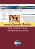 easy-speak Guide Take control of your Toastmasters journey!