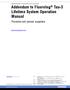 Addendum to Fluorolog Tau-3 Lifetime System Operation Manual