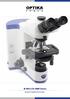 OPTIKA. B-810 & B-1000 Series. Research Upright Microscopes