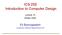ICS 252 Introduction to Computer Design