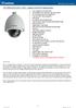 GV-SD220-S (20x / 30x) Outdoor Full HD IP Speed Dome