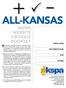 ALL-KANSAS NEWS WEBSITE CRITIQUE BOOKLET. This guide is designed to be an educational device SCHOOL NAME: NEW WEBSITE NAME: YEAR: ADVISER: