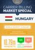 PRESENTED BY CARRIER BILLING MARKET SPECIAL HUNGARY MOBILE MARKET HUNGARY SMARTPHONES VS. MASS MARKET HANDSETS m 41.8% 58.