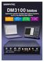 DM3100 Solutions. Application-specific Portable Data Capture Systems built on the DM3100 Data Platform. PC-based Data Logger. Digital Oscilloscope