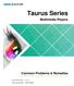 Taurus Series Multimedia Players XI'AN NOVASTAR TECH CO.,LTD. Common Problems & Remedies Document Version: V1.4.0 Document Number: NS