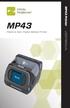 MP43 Printer MP43. Peeler & Non Peeler Mobile Printer USER MANUAL. Page 1