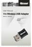 11n Wireless USB Adapter