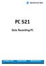 PC 521 Data Recording PC
