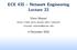 ECE 435 Network Engineering Lecture 23