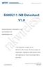 RAK8211-NB Datasheet V1.0