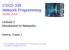CSCD 330 Network Programming Winter 2019