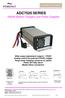 ADC7520 SERIES. 1600W Battery Chargers and Power Supplies