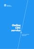 Online CDC service. HowTo guide for applicants
