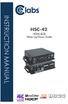 HSC-42. HDMI 4k2k Video Up/Down Scaler