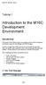 Introduction to the M16C Development Environment