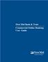 First Mid Bank & Trust Commercial Online Banking User Guide