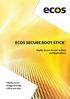 ECOS SECURE BOOT STICK