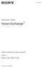 (1) Collaboration System. Vision Exchange. System Integration & Services Guide. Version 1.1 PEQ-C100, PEQ-C Sony Corporation