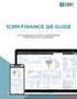 1CRM FINANCE QB GUIDE. A Comprehensive Guide to Implementing 1CRM Finance for QuickBooks