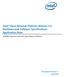 Intel Open Network Platform Release 2.0 Hardware and Software Specifications Application Note. SDN/NFV Solutions with Intel Open Network Platform