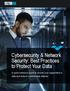A quick-reference guide to secure your organization s data and reduce cybersecurity attacks