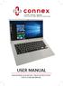 USER MANUAL. L inch Laptop Actual product may differ slightly from supplied images