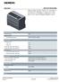 General information. Supply voltage. Input current. Encoder supply. Power loss. Memory