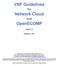 VNF Guidelines. Network Cloud. OpenECOMP