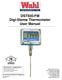 DST500-FM Digi-Stem Thermometer User Manual