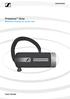 Presence Grey. Bluetooth headset for phone calls. User Guide