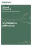 Network Computing. RC-PCIEM201A User Manual. Version: 1.0 Date of Release: