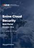 Mission Control for the Microsoft Cloud. 5nine Cloud Security. Web Portal Version 12.o. Getting Started Guide