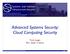 Advanced Systems Security: Cloud Computing Security