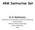 ARM Instruction Set Dr. N. Mathivanan,