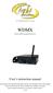 WDMX Wireless DMX Transmitter & Receiver. User s instruction manual