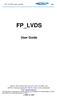 FP_LVDS user guide V2.2 FP_LVDS. User Guide