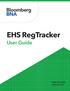 EHS RegTracker. User Guide. (800)
