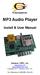MP3 Audio Player. Install & User Manual. Genave / NRC, Inc.   Copyright Genave / NRC, Inc.