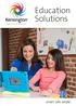 Brighter Solutions for a Mobile World. Education Solutions