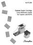 Canon Staple Cartridge Cross-Reference Guide for Copiers and DC/Ps